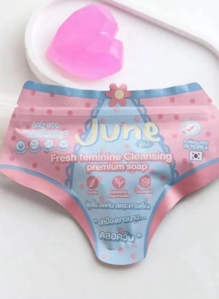 JUNE 2-Piece Fresh Feminine Cleansing Premium Soap June 50*2 gram - Image 2
